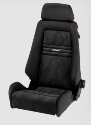 Recaro Specialist L Nardo schwarz/Artista schwarz für Fahrer- und Beifahrerseite mit ABE