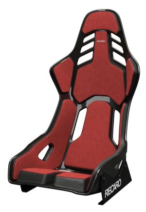 RECARO Podium Alcantara red/Leather black M* Alcantara rot/Leder schwarz.Serienausstattung+ RECARO Podium M: mit Polsterpadsfür mittelgroße Fahrer+ RECARO Podium L: mit Polsterpadsfür größere Fahrer+ ABE und FIA-Homologation+ Für Rennstrecke und Straße ge