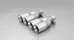 Remus Endrohr-Set links/rechts je 2 Endrohre  76 mm gerade passend für _Endrohre 2 Endrohre gerade