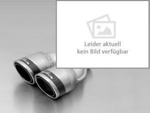 Remus Endrohr-Set 3 Endrohre   102 mm schräg, straight gut, blackchrome, mit einstellbarem Kugelanschluss passend für _Endrohre 3 Endrohre schräg