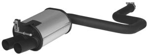 Remus main silencer fits for Ford Mondeo 2,0l TDCi 85kW (11/2000-05/2007)