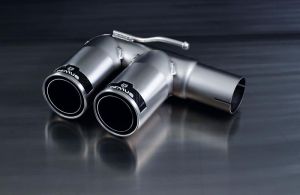 Remus REMUS Cat-Back: Connection tube (instead of front silencer) & Sport exhaust centered with 2 tail pipes Ø 84 mm Street Race fits for Honda CR-Z 1,5l Hybrid 84 (auch 7 kW E-Motor)kw