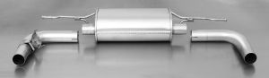 Remus sport exhaust centered for left/right system (without tail pipes) fits for Audi TT 2,0l 169kW Quattro (4WD)