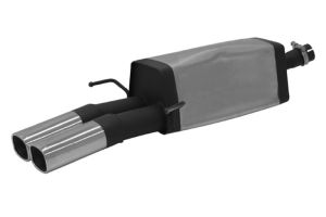 Remus sport exhaust with 2 tail pipes 92x78 mm fits for Opel Astra G 2,0l DTI 74kW