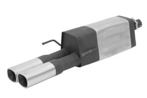 Remus Sportschalldämpfer mit 2 Endrohren 92x78 mm passend für Opel Astra G 2,2l D 92kW