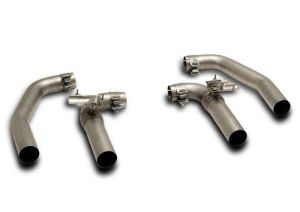 Remus Formentor VZ5, Set of outlet tubes (quad flow) consisting of:2 outer outlet tubes without valves2 inner outlet tubes with integrated valvesincl. mounting material The activation of the valves is carried out using the original actuators via the v