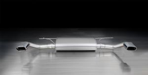 Remus sport exhaust with left/right each 1 tail pipe 135x75 mm angled fits for BMW X5 4,8l 261kW