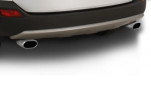 Remus Sportschalldämpfer mit Links/Rechts je 1 Endrohr 133x85 mm schräg/schräg passend für Toyota RAV4 2,2l D 110kW