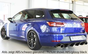 Rieger rear insert ST cupra estate sg fits for Seat Leon 5F