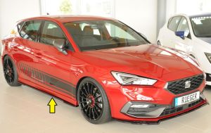 Rieger Seitenschweller Set passend für Seat Leon KL