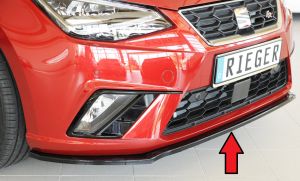 Rieger Spoilerschwert / Frontlippe SG passend für Seat Ibiza KJ