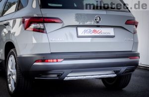 Miotec Auspuffdummies schwarz glanz passend für Skoda Karoq NU