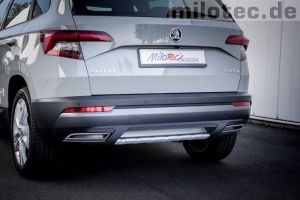 Milotec Diffusor silber passend für Skoda Karoq NU