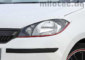 Milotec eyebows fits for Skoda Citigo Typ AA