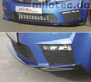 Milotec front spoiler lip and edges fits for Skoda Octavia Typ 5E