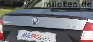 Milotec rear spoiler separation edge fits for Skoda Rapid Typ NH