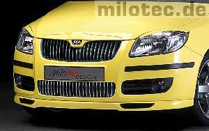 Milotec Frontgrillblende passend für Skoda Roomster Typ 5J