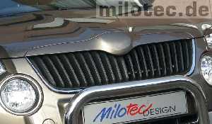 Milotec front grille cover fits for Skoda Yeti Typ 5L