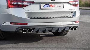 Heckdiffusor Milotec passend für Skoda Superb 3T/3V