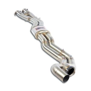 Supersprint Mittelschalldämpfer + H-Pipe passend für BMW E46 M3 (Für  S65 - 4.0L V8 Motor conversion)