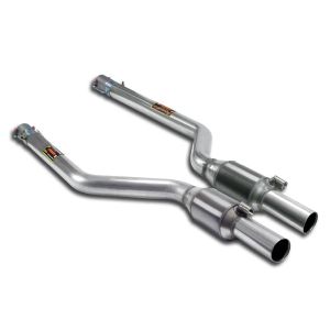 Supersprint Vorschalldämpfer mit Sport Metallkatalysator Rechts + Links  passend für BMW E92 Coupè M3 4.0 V8 07 -> Supercharger conversion