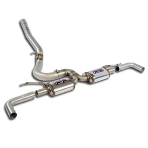 Supersprint Rear exhaust Right - Left -Sport- fits for BMW F48 X1 20d xDrive (4x4) (2.0d - Motor B47 - 190 PS) 2015 ->
