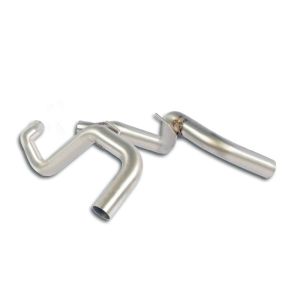 Supersprint middle pipe right + left fits for JAGUAR XKR Coupè / Cabrio Final Edition Victory 4.2i V8 Supercharged (397 PS) 2006