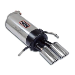 Supersprint Rear sport muffler  left 90x70 fits for MERCEDES W203 C 55 AMG V8 (367 PS)   04 -> 07