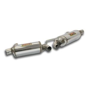 Supersprint Rear exhaust Right + Left -Racing- fits for PORSCHE 987 BOXSTER S -Black Edition- 3.4i (320 Hp) 2010 - 2011