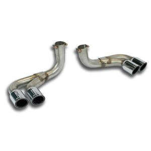 Supersprint Endpipe kit Right OO 80 + Left OO 80. fits for FERRARI 360 Modena Coupè / Spider 99 - 04