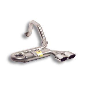 Supersprint Endschalldämpfer Links OO 120x80 passend für CORVETTE C5 5.7i V8 97 -> 00