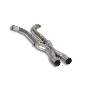 Supersprint Vorderrohr Recht + Link X-Pipe (für Katalysator Ersatz) passend für CORVETTE C5 5.7i V8 01 -> 03