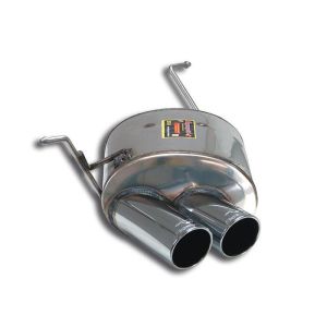 Supersprint Rear sport muffler  OO 80 fits for BMW E46/5 325ti Compact (Für N54 Bi-Turbo Motor conversion)
