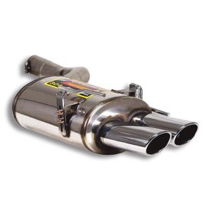 Supersprint Endschalldämpfer OO 100x75 passend für MERCEDES W208 CLK 430 V8 (Coupè + Cabrio) 97 -01