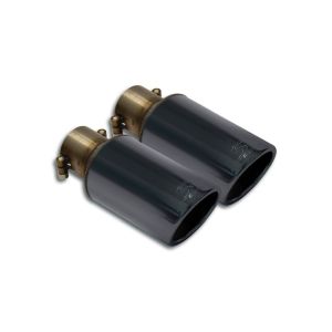 Supersprint endpipe kit OO 90 Black fits for PORSCHE 987 BOXSTER S 3.2i (280 PS) 05 -> 06