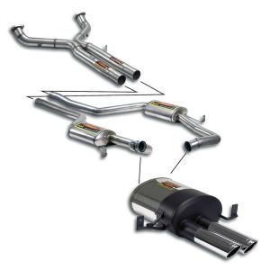 Supersprint Track performance pack, Sport end tips passend für PORSCHE 928 GTS (5.4L V8 - 350 PS) 92 -> 95