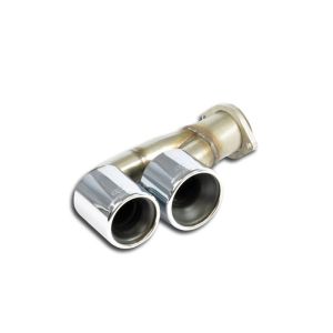 Supersprint Endpipes kit Right OO100-90 fits for PORSCHE 997 Turbo S (3.8 - 530 PS) 2010 ->