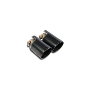 Supersprint Endpipe kit Right OO100 Black fits for PORSCHE Panamera S E-Hybrid 3.0i V6 (333 PS) 2014 -> 2016