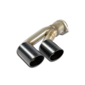 Supersprint Endpipes kit Left OO90 Black  fits for PORSCHE 991 Turbo 3.8i (520 PS) 2013 -> 2015