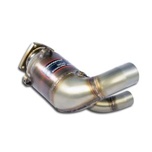 Supersprint Front exhaust with Metallic catalytic converter Left fits for PORSCHE 991 Targa 4S 3.0i Turbo (420 PS) 2017 -> (Std. Mid-Exhaust)