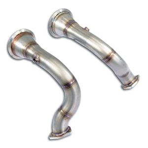 Supersprint Downpipe Rechts + Links(Für Katalysator Ersatz)(Left Hand Drive / Right Hand Drive) passend für AUDI RS6 Quattro Avant 4.0 TFSI V8 (600 PS - Modelle mit GPF) 2020 -> (mit klappe)