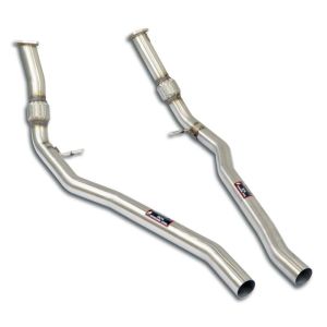Supersprint front pipe right + left fits for LAMBORGHINI URUS 4.0L V8 Bi-Turbo (650 PS) 2018 -> (mit klappe)