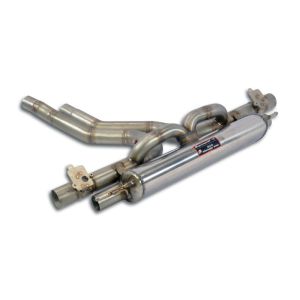 Supersprint Rear sport muffler  with valve right - left fits for BENTLEY BENTAYGA 6.0L W12 Bi-Turbo (608 PS) 2017 -> (mit klappe)
