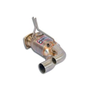 Supersprint pre muffler sport  with sport catalyst right fits for PORSCHE 991 Targa 4S 3.0i Turbo (420 PS - Modelle mit GPF) 2018 -> (Std. Mid-Exhaust)