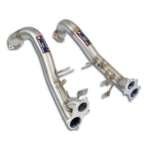 Supersprint Vorderrohr Rechts - Links(GPF-Entfall) passend für PORSCHE 718 CAYMAN GT4 4.0L (420 PS - Modelle mit GPF) 2020 -> (mit klappe)