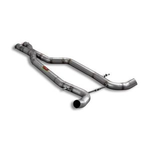 Supersprint Mittelrohr X-Pipe passend für MERCEDES C215 CL 600 V12 Bi-turbo (500 Hp) 03 - 04