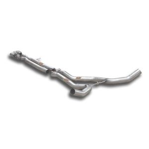 Supersprint Mittelrohrsatz X-Pipe Rechts + Links (für Serien Mittelschalldämpfer Ersatz) passend für RANGE ROVER SPORT 4.4i V8 (Motore FORD) 2005 - 2012