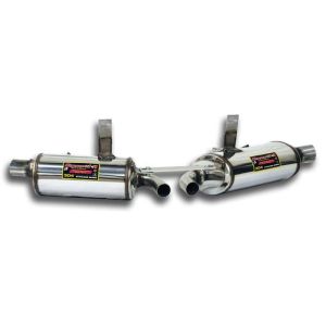 Supersprint Endschalldämpfer Rechts + Links -Racing- passend für PORSCHE 986 BOXSTER 2.5i ->  99