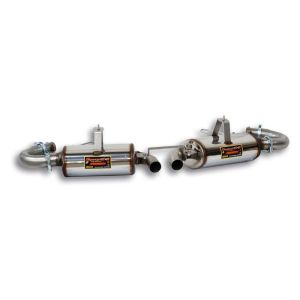 Supersprint Rear exhaust Right + Left -Racing- fits for PORSCHE 986 BOXSTER S 3.2i ( 260 Hp )  03 -  04