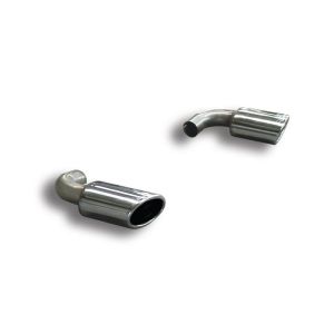 Supersprint Endrohrsatz Rechts + Links 145x95 passend für MITSUBISHI LANCER 2.0i Turbo EVO 10 (295 PS) 08 ->